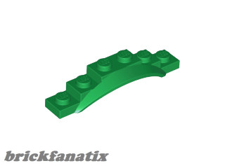 Lego Screen 1X6X1 W. Edge, Green