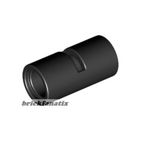   Lego Technic, Pin Connector Round 2L with Slot (Pin Joiner Round), Black