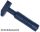 Lego Minifigure, Utensil Tool Cross Pein Hammer - 6-Rib Handle, Black