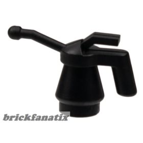Lego Minifigure, Utensil Tool Oil Can - Smooth Handle, Black