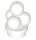 Lego Ice Cream Scoops, White