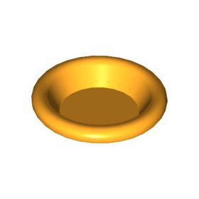 Lego DISH Ø24, Flame yellowish orange