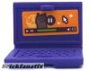 Lego Minifigure, Utensil Computer Laptop with Alpaca, Pause Symbol and Mouse Cursor on Orange Screen Pattern (Sticker) - Set 41432