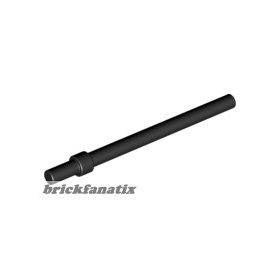 Lego Bar 6L with Stop Ring, Black