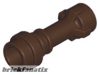 Lego Minifigure, Weapon Lightsaber Hilt Straight, Dark brown