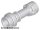 Lego Minifigure, Weapon Lightsaber Hilt Straight, Light bluish gray