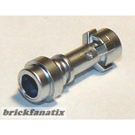   Lego Minifigure, Weapon Lightsaber Hilt Straight, Metallic silver