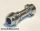 Lego Minifigure, Weapon Lightsaber Hilt Straight, Metallic silver