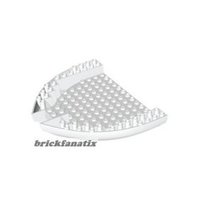 Lego Boat, Hull Brick 16 x 13 x 2, White