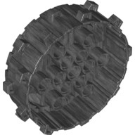 Lego WHEEL W.SPIKE Ø62, Black