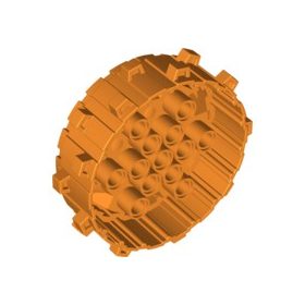 Lego WHEEL W.SPIKE Ø62, Bright orange