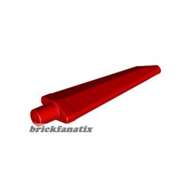   Lego Minifigure, Weapon Sword, Spike Flexible 3.5L with Pin, Red