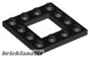 Lego Frame Plate 4X4, Black