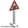 Lego Road Sign Triangle with Level Crossing