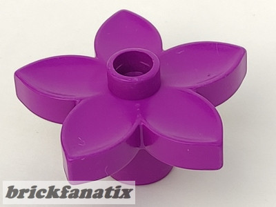 Lego Duplo, Plant Flower with Stud, Purple