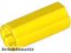 Lego Technic Axle Connector 2L (Ridged with x Hole x Orientation), Yellow