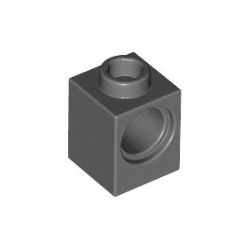 Lego TECHNIC BRICK 1X1, Dark grey
