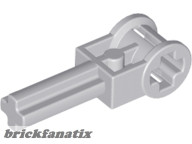 Lego Technic, Axle 2L with Reverser Handle Axle Connector, Light gray