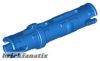 Lego Technic Pin 3L with Friction Ridges Lengthwise, Blue