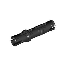 Lego Technic Pin 3L with Friction Ridges Lengthwise, Black