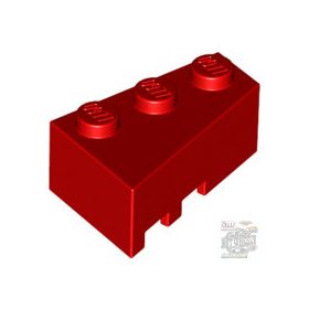 Lego RIGHT ROOF TILE 2X3, Bright red
