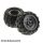 Lego Wheel 43.2 x 28 Balloon Small with Black Tire 43.2 x 28 S Balloon Small (6580 / 6579), Dark bluish gray