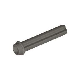 Lego TECHNIC Axle 3 with Stud, Dark grey