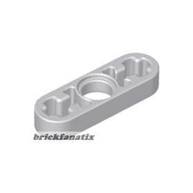Lego Technic, Liftarm Thin 1 x 3 - Axle Holes, Light grey