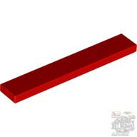 Lego Flat Tile 1X6, Bright red