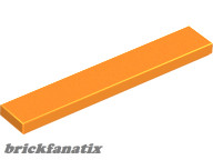 Lego FLAT TILE 1X6, Orange