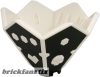 Lego Ninjago Die Spinner with Hexagonal Dots, Hearts, and Skulls with Molded Black Sides and Bottom Pattern