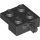 Lego Plate, Modified 2 x 2 with Wheel Holder, Black