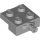 Lego Plate, Modified 2 x 2 with Wheel Holder, Light bluish gray