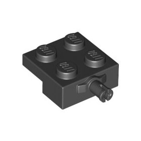 Lego BEARING ELEMENT 2X2, SINGLE, Black