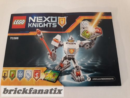 Lego 70366 Nexo Knights - Battle Suit Lance users manual