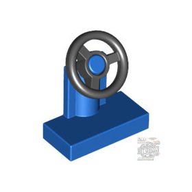 Lego CONSOLE W/ST.WHEEL B/BLA, Bright blue