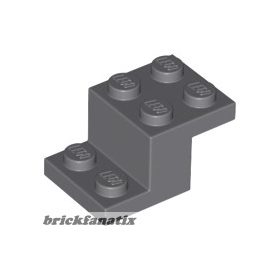   Lego Bracket 3 x 2 x 1 1/3 with Bottom Stud Holder, Dark bluish gray