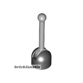   Lego Antenna Small Base with Light Bluish Gray Lever (4592 / 4593), Black-Light bluish gray