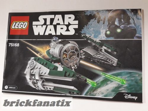 Lego 75168 Star Wars - Star Wars The Clone Wars - Yoda's Jedi Starfighter összerakási útmutató