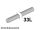 Lego Hose, Rigid 3mm D. 33L / 26.4cm, Light bluish gray