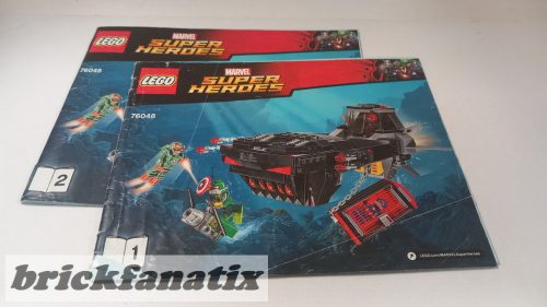 Lego 76048 Super Heroes - Avengers - Iron Skull Sub Attack összerakási útmutató