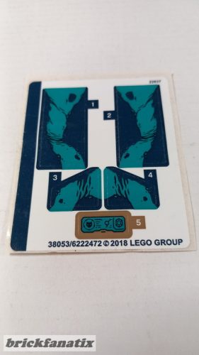 Lego Sticker Sheet for Set 76101 - (30853/6222472) matrica szett