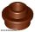 Lego Plate, Round 1 x 1 with Open Stud, Reddish brown