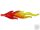 Lego Wave Rounded Large (Flame) with Marbled Trans-Yellow Pattern