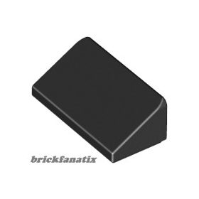 Lego Slope 30 1 x 2 x 2/3, Black