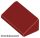 Lego ROOF TILE 1 X 2 X 2/3, ABS, Dark red