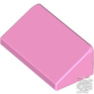 Lego ROOF TILE 1 X 2 X 2/3, ABS, Rose