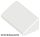 Lego ROOF TILE 1 X 2 X 2/3, ABS , White