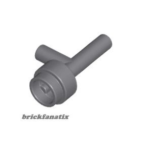  Lego Minifigure, Utensil Space Gun / Torch - Without Grooves, Dark grey