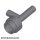 Lego Minifigure, Utensil Space Gun / Torch - Without Grooves, Dark grey